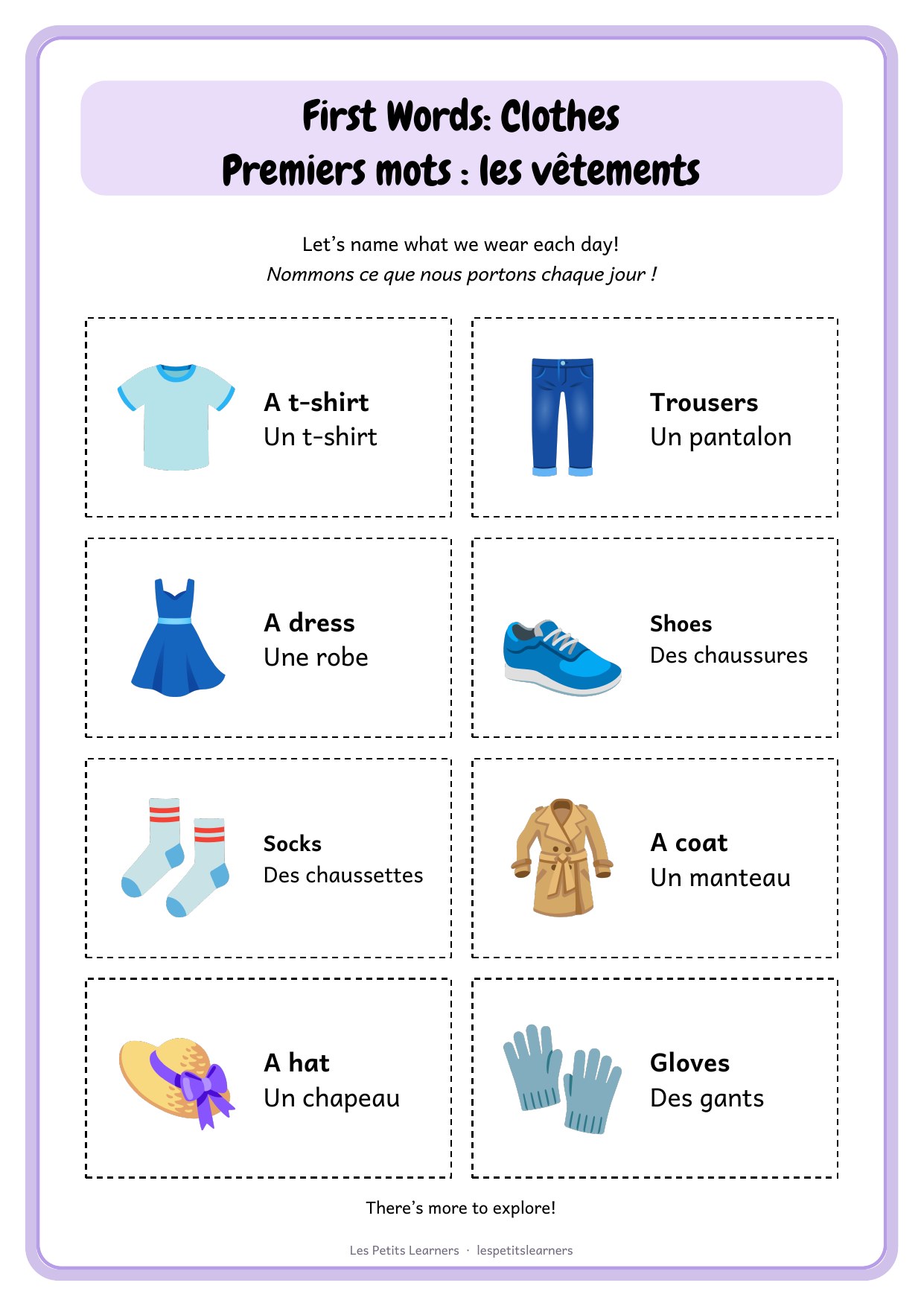 First Words: Clothes