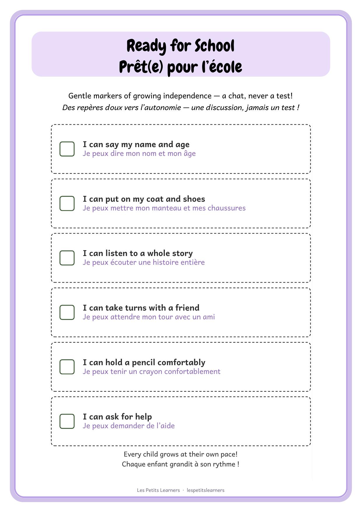 School Readiness