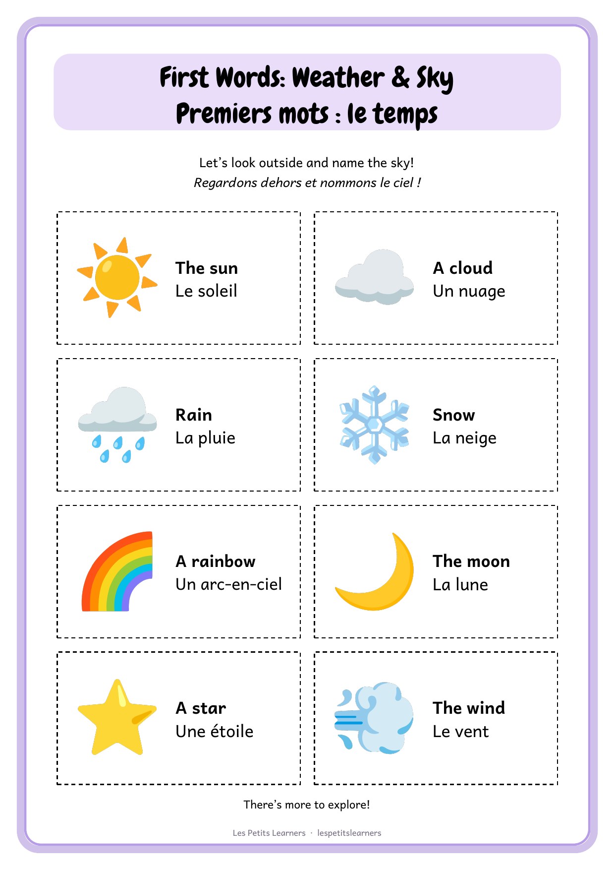First Words: Weather & Sky